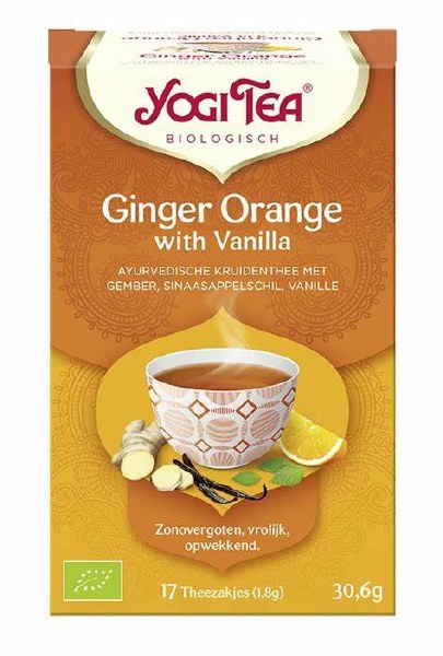 Picture of Yogi Ginger, Orange & Vanilla Tea - 17 Teabags
